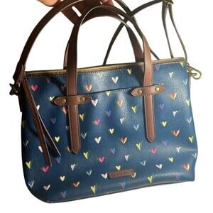 Fossil Happy Heart Crossbody Handbag